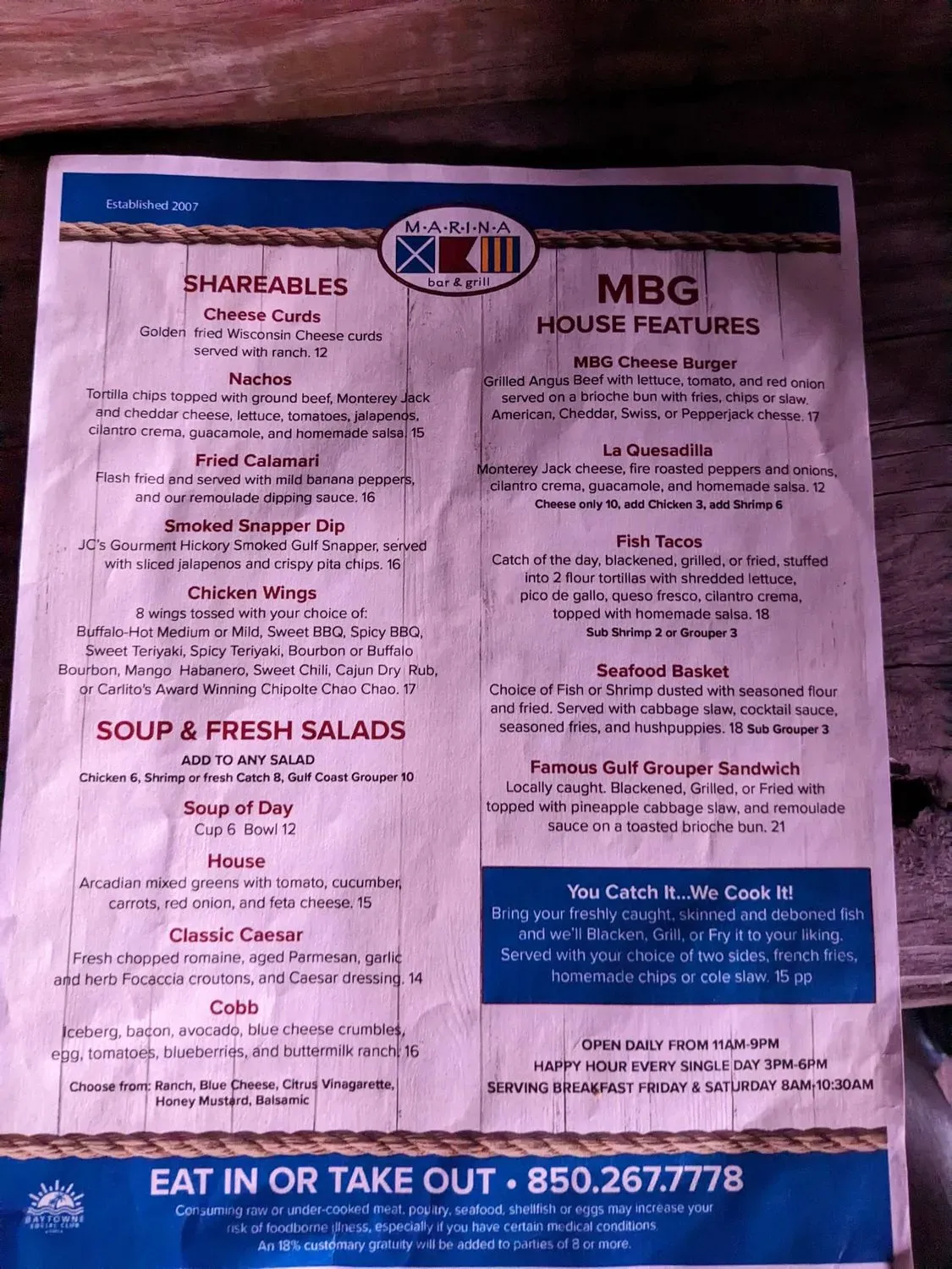 Menu 2