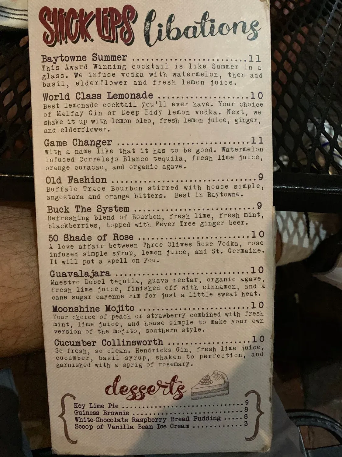 Menu 4