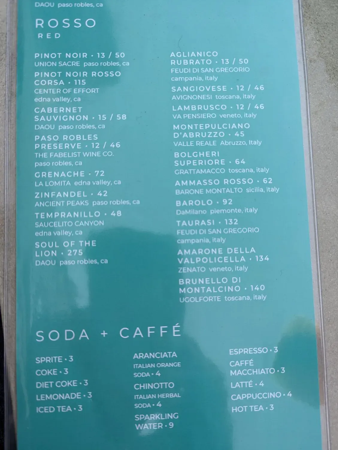 Menu 2