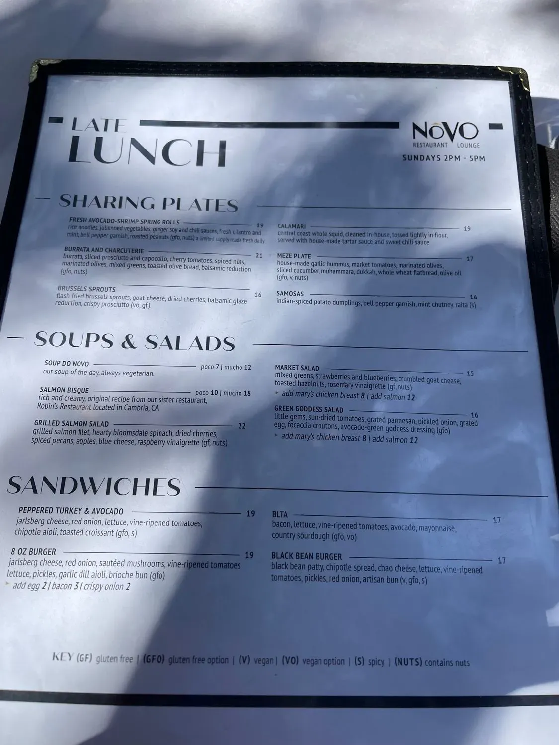 Menu 6