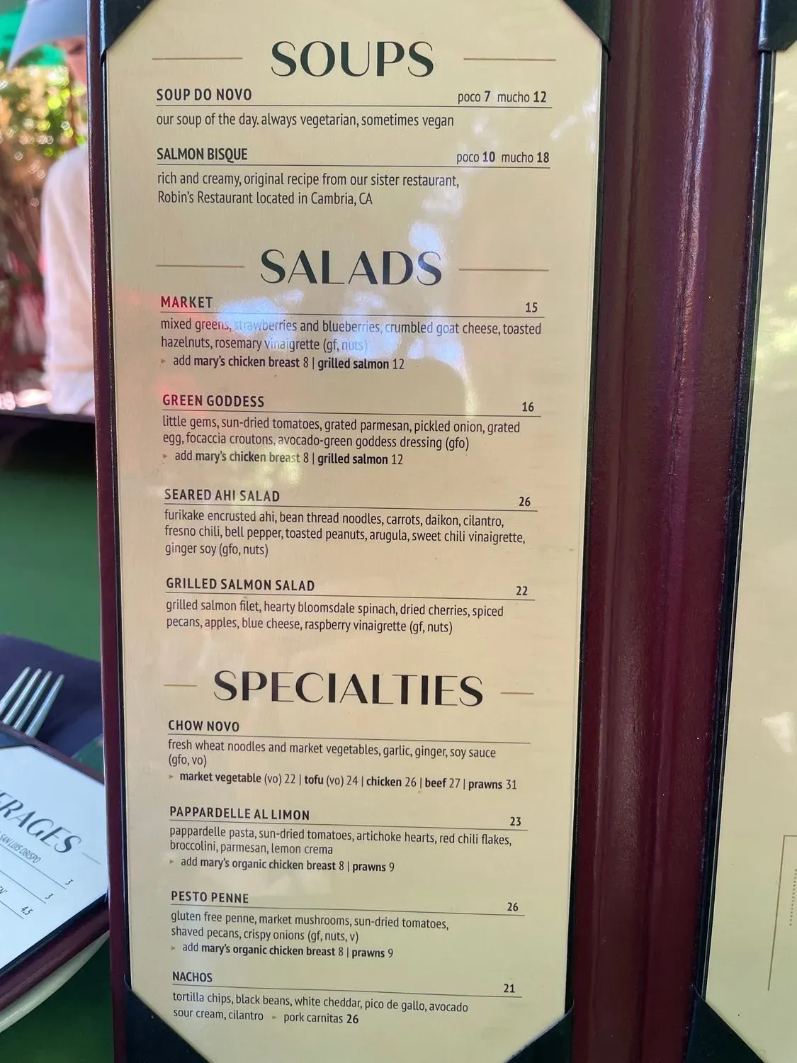 Menu 5