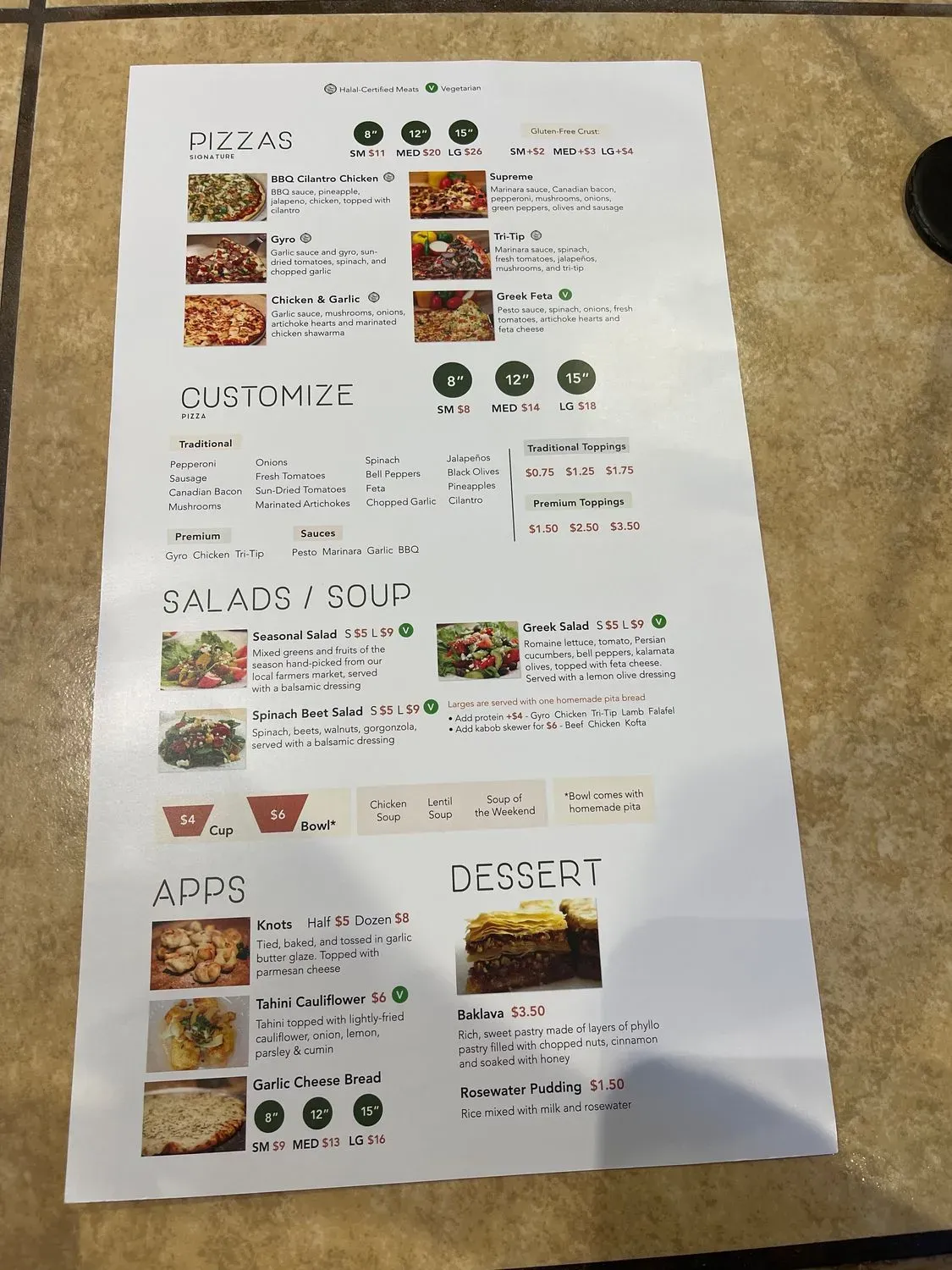 Menu 4