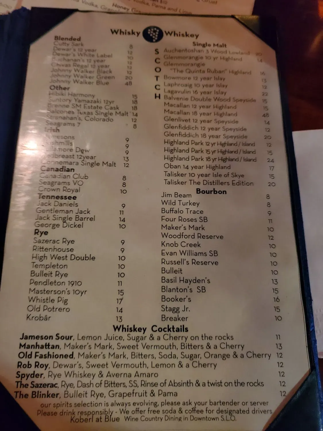 Menu 5