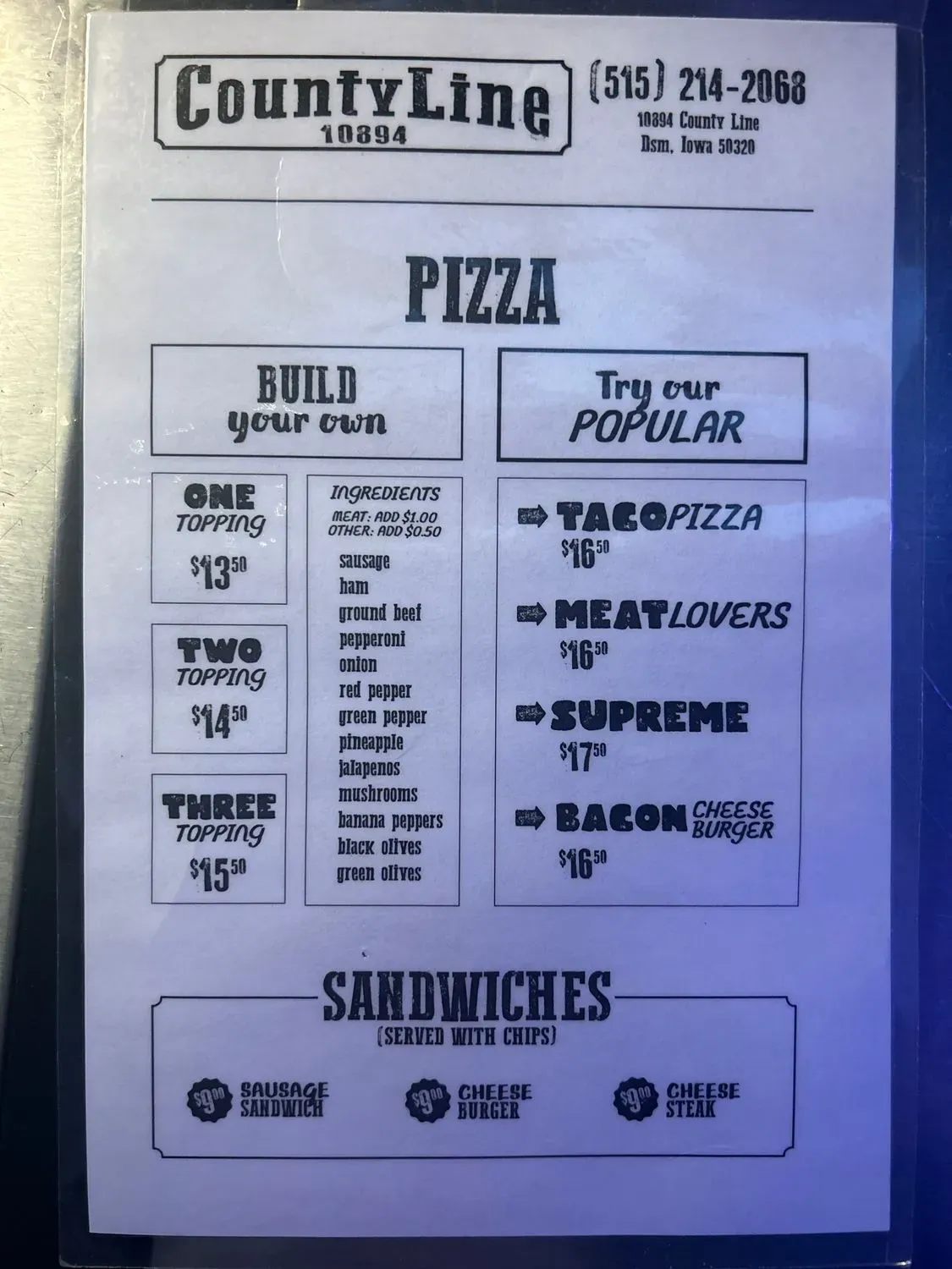 Menu 4