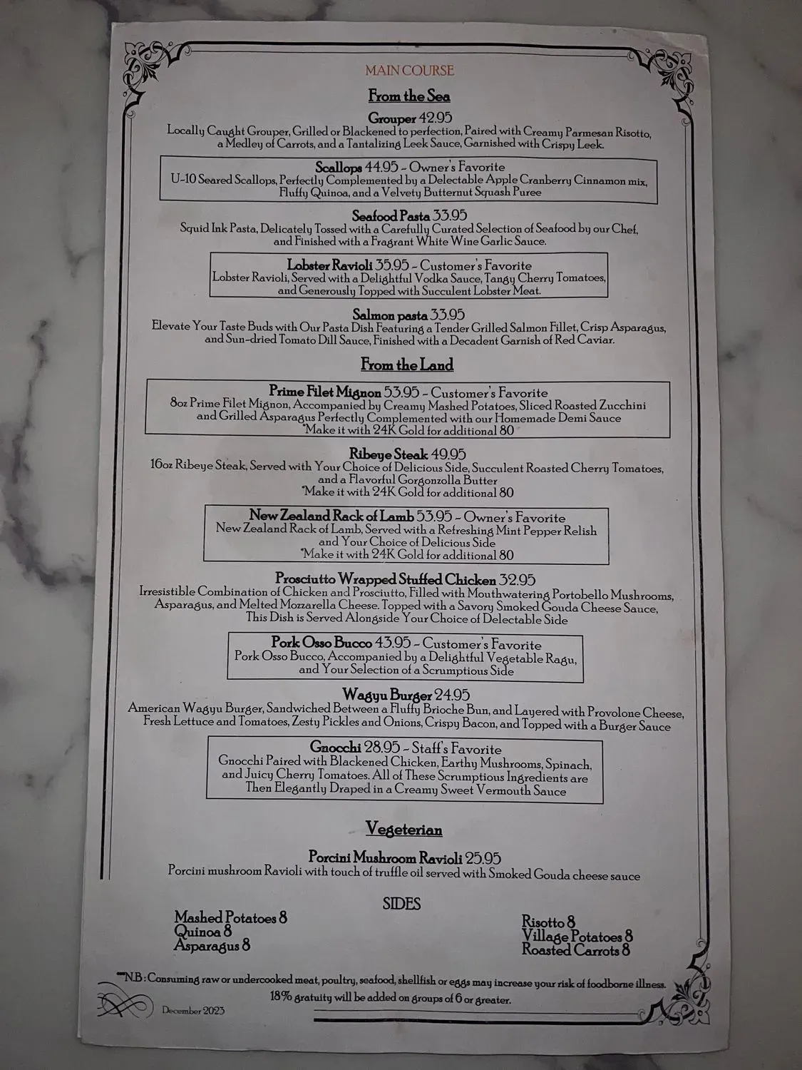 Menu 6