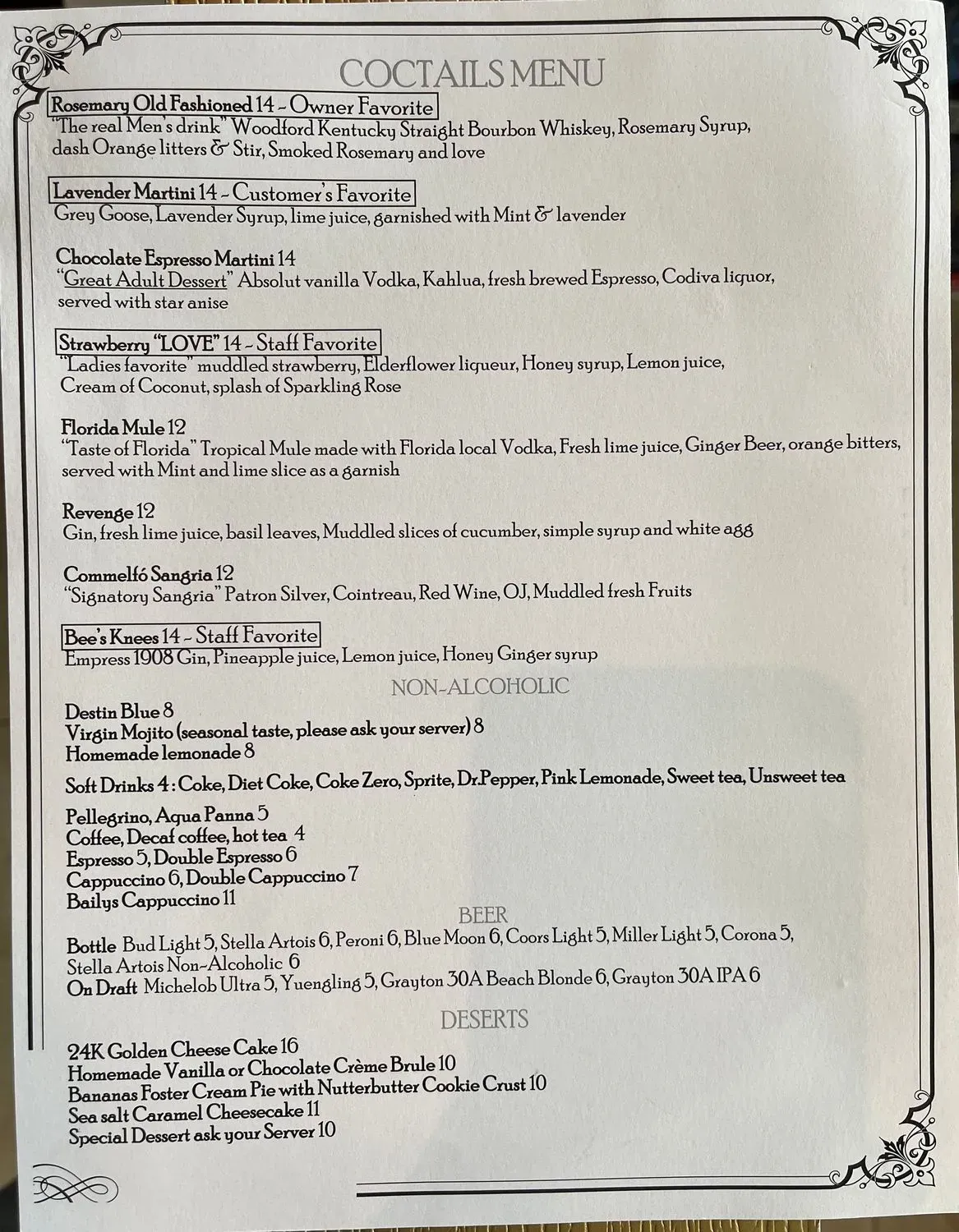 Menu 2