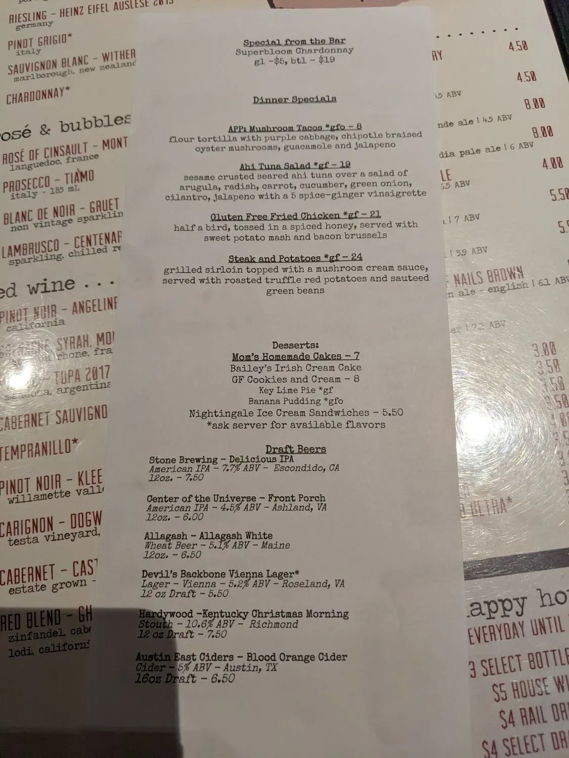 Menu 6