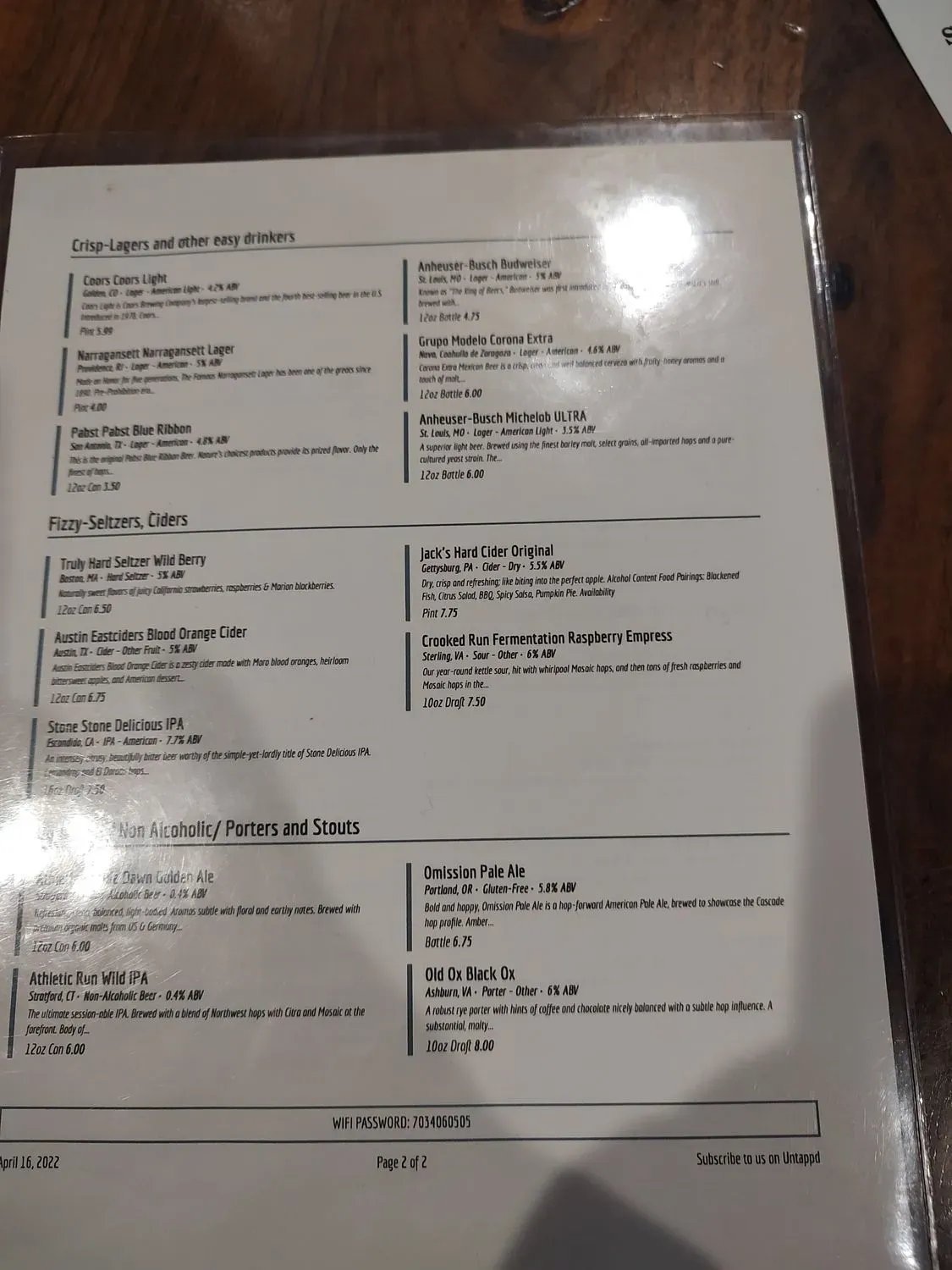 Menu 3