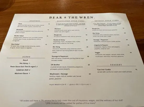 Menu 2