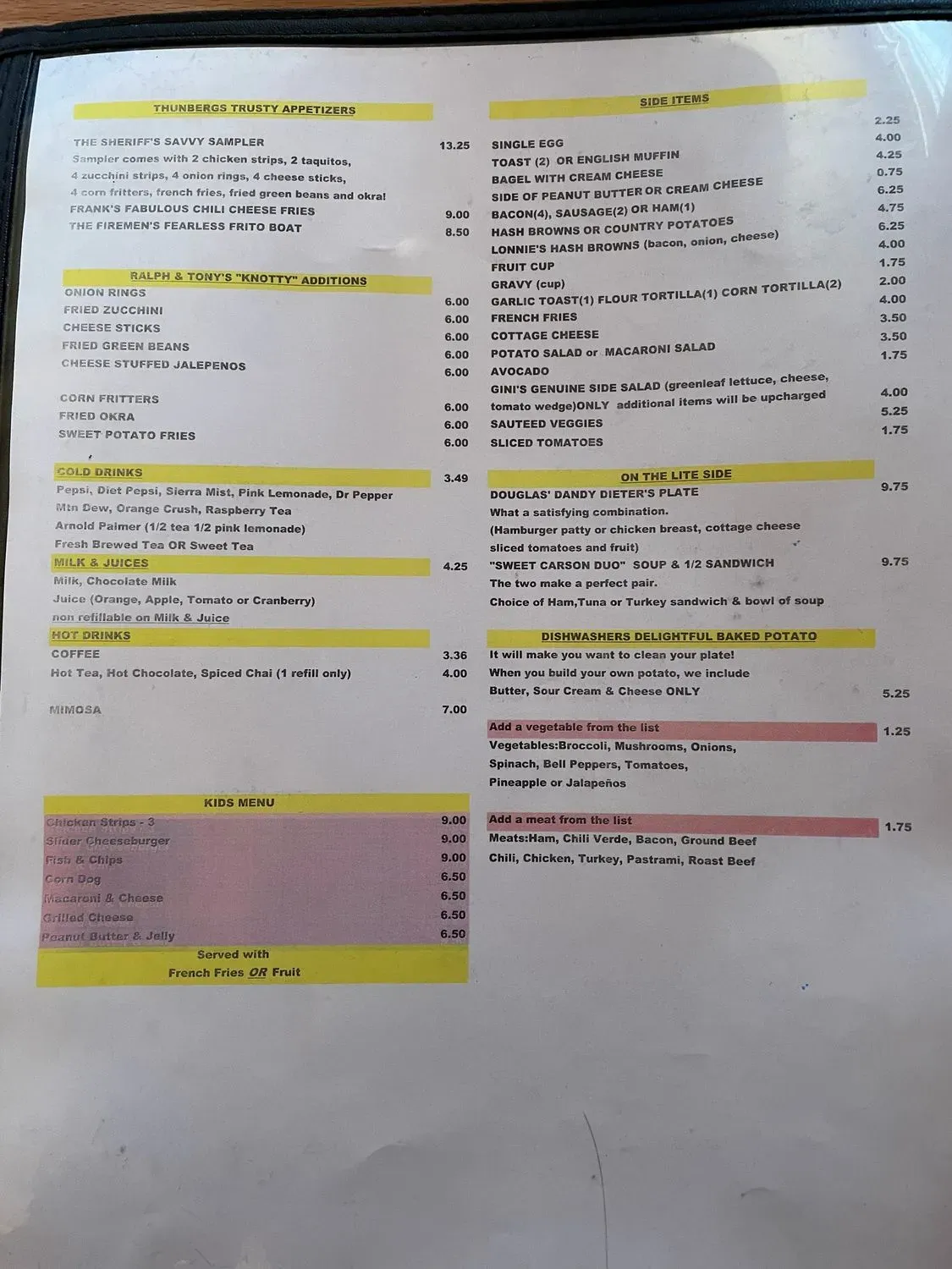 Menu 3