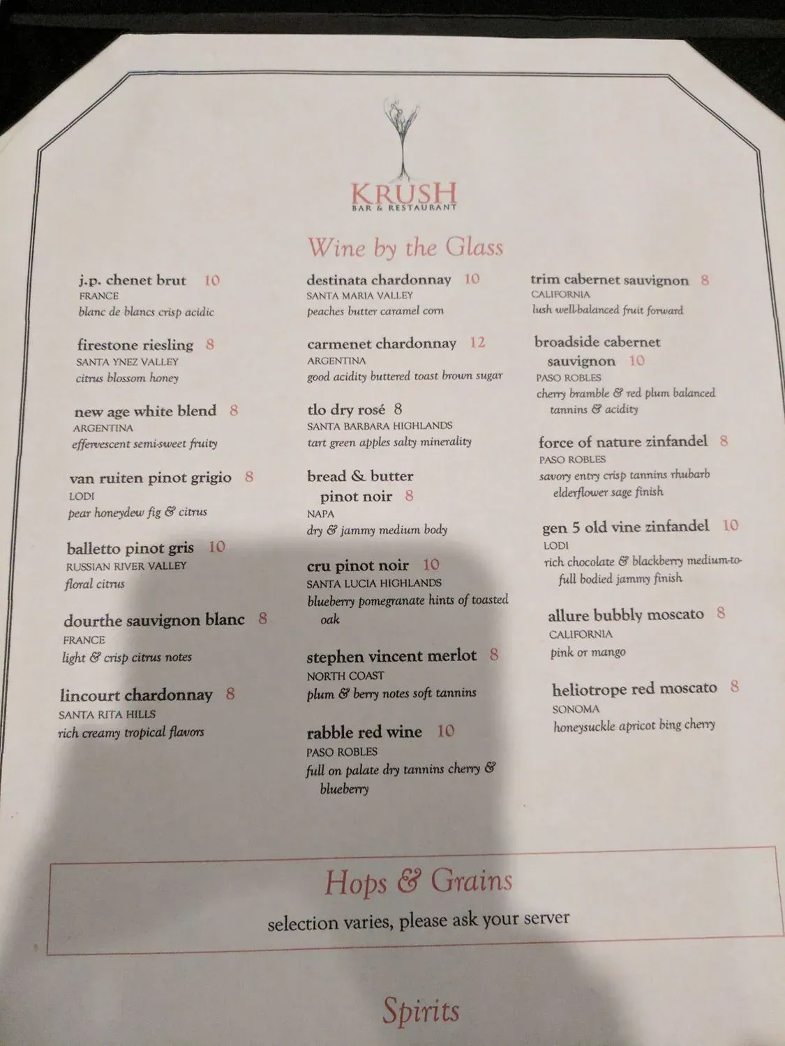 Menu 3