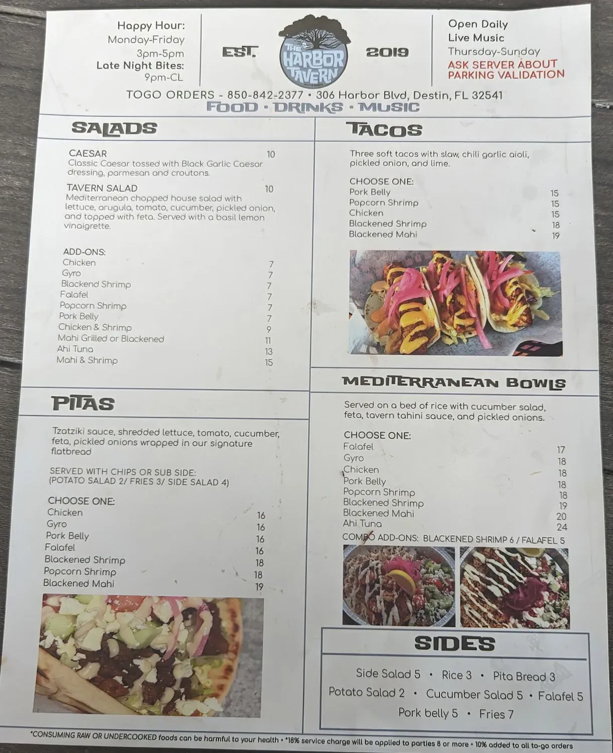 Menu 6