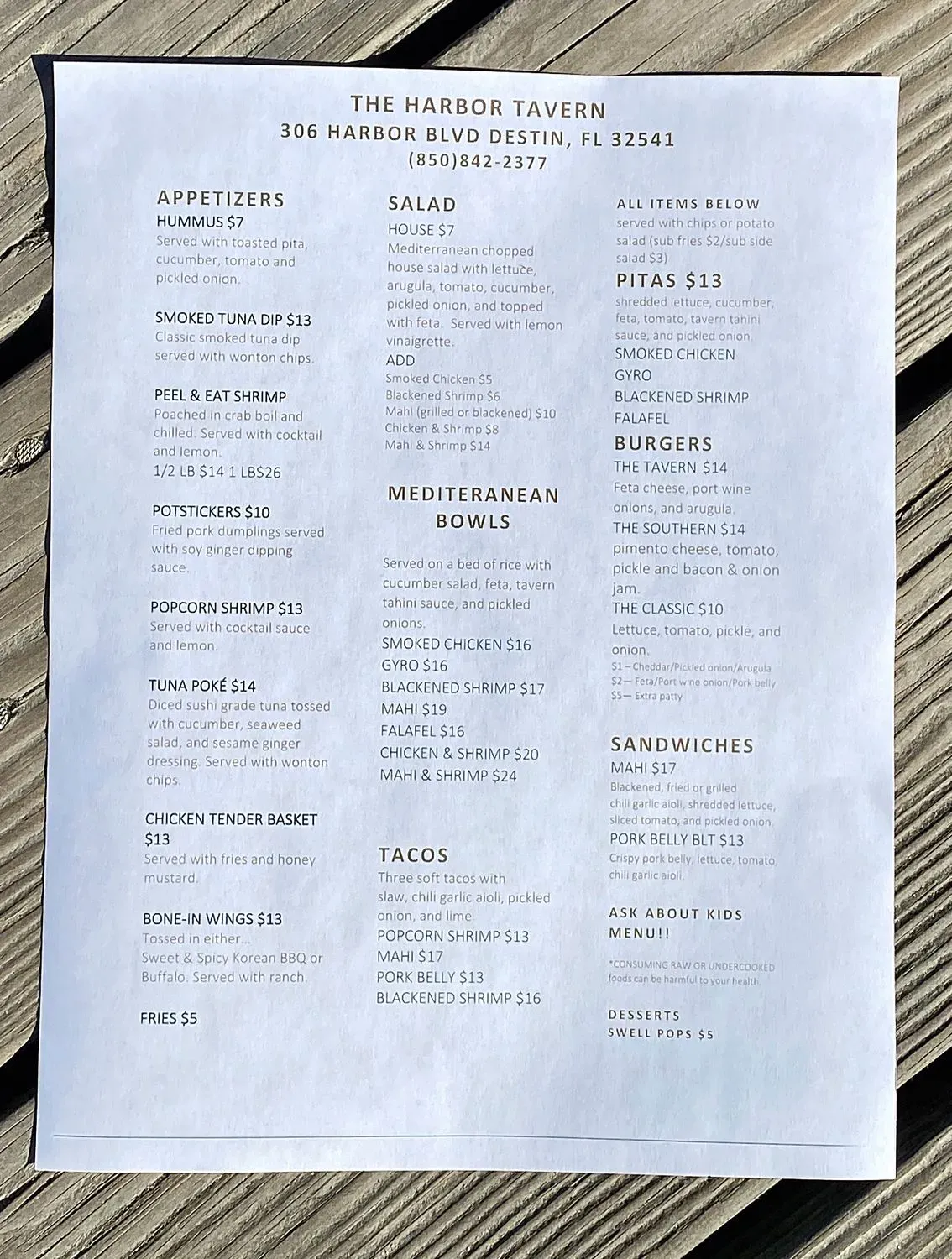 Menu 3