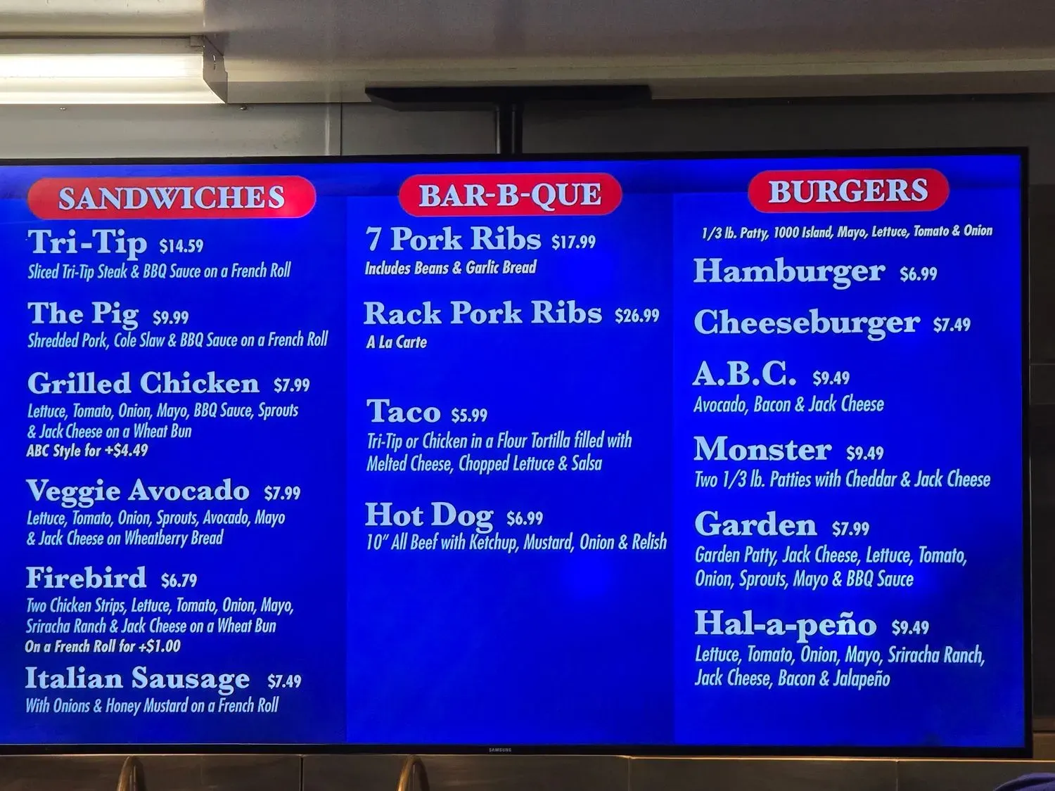 Menu 4