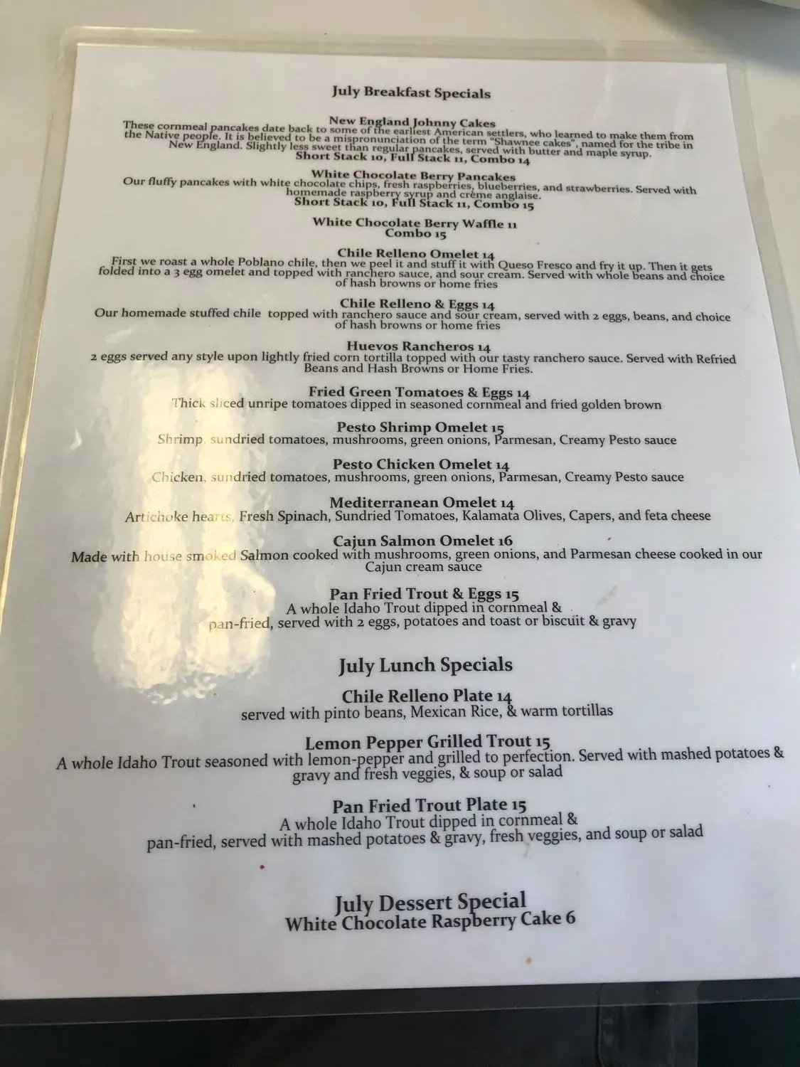 Menu 5