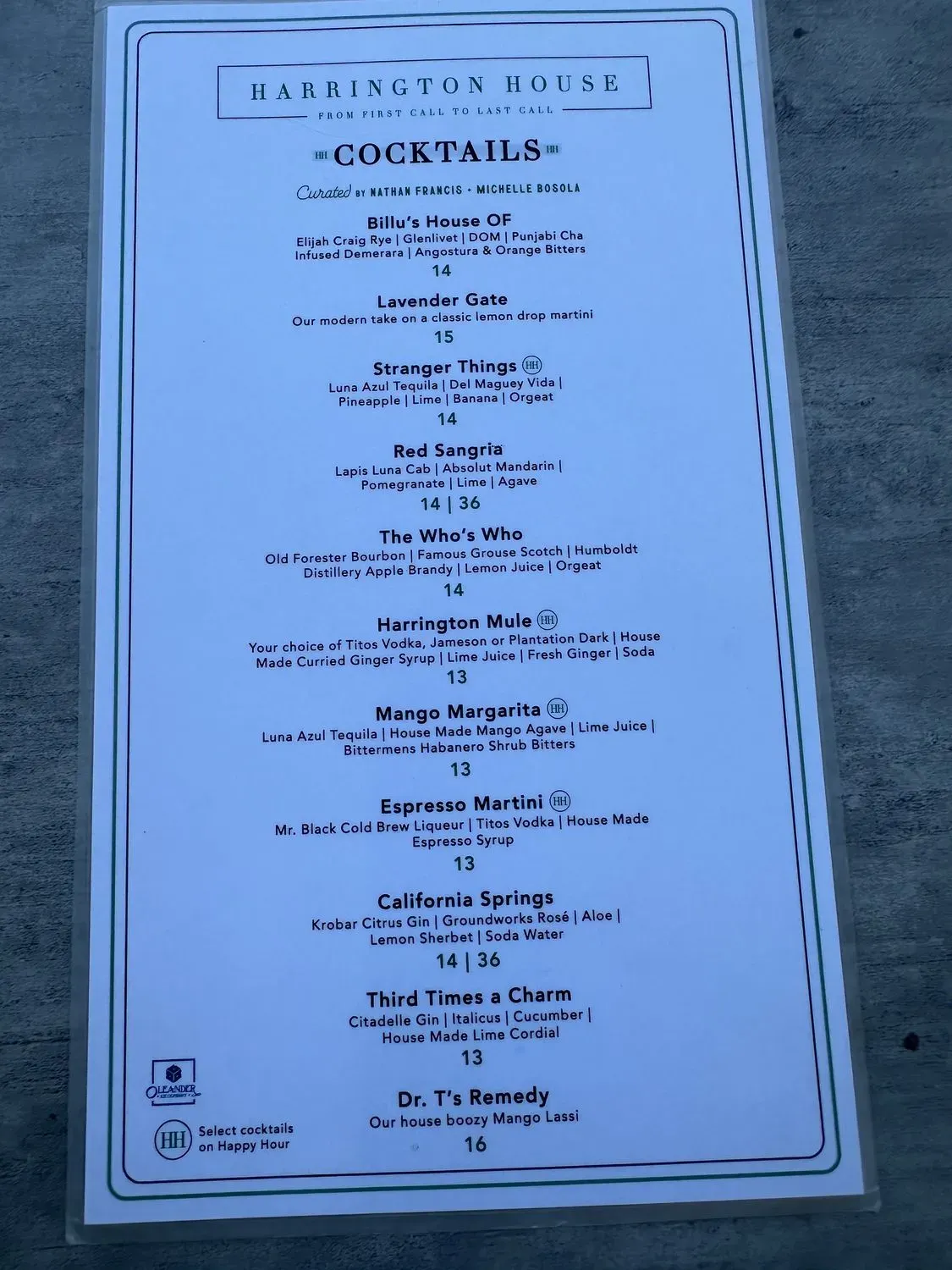 Menu 4