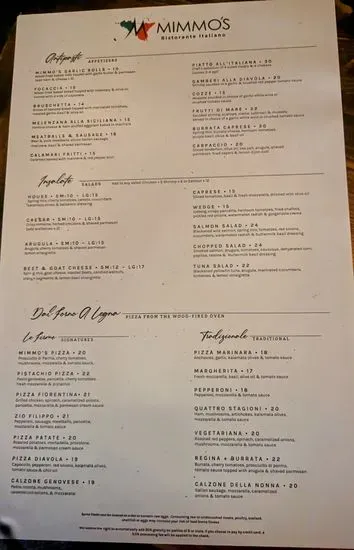 Menu 2