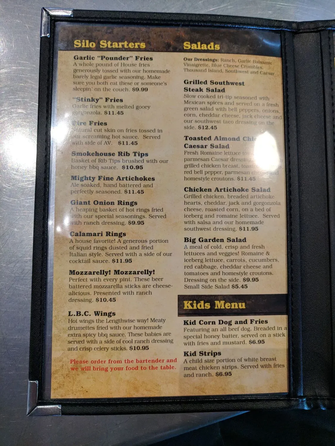 Menu 5