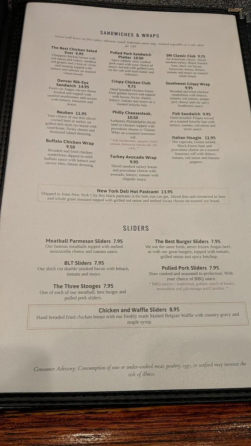 Menu 5