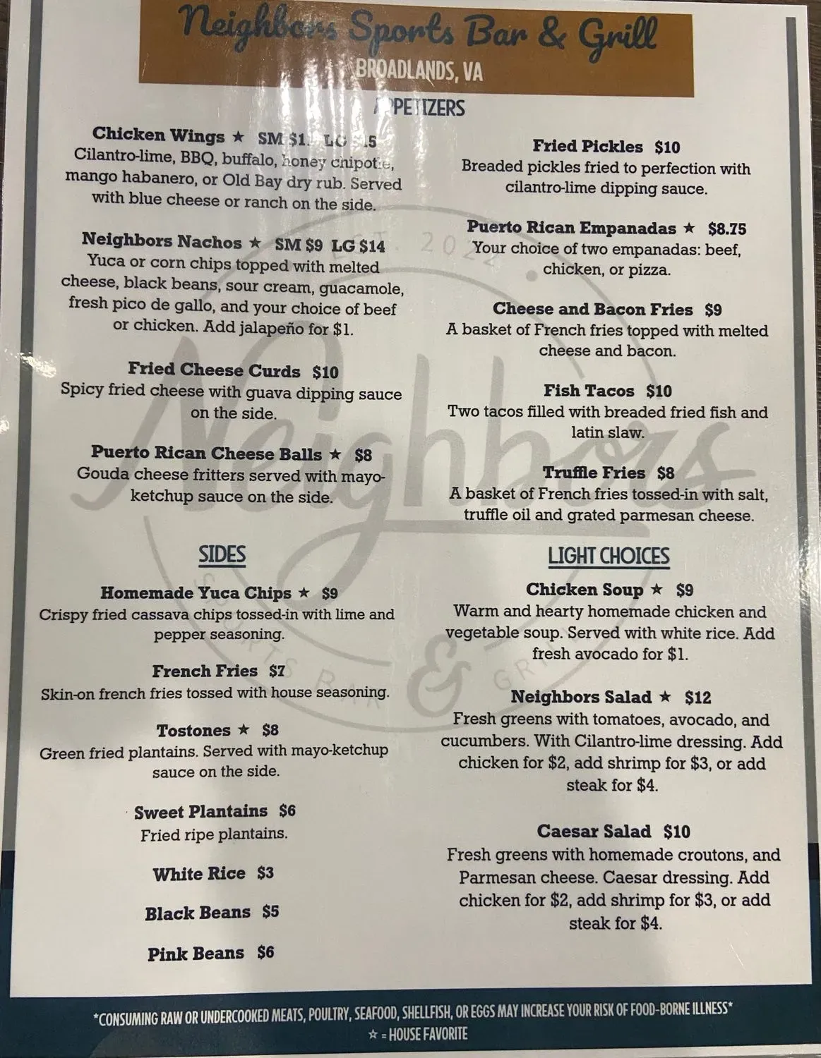 Menu 4