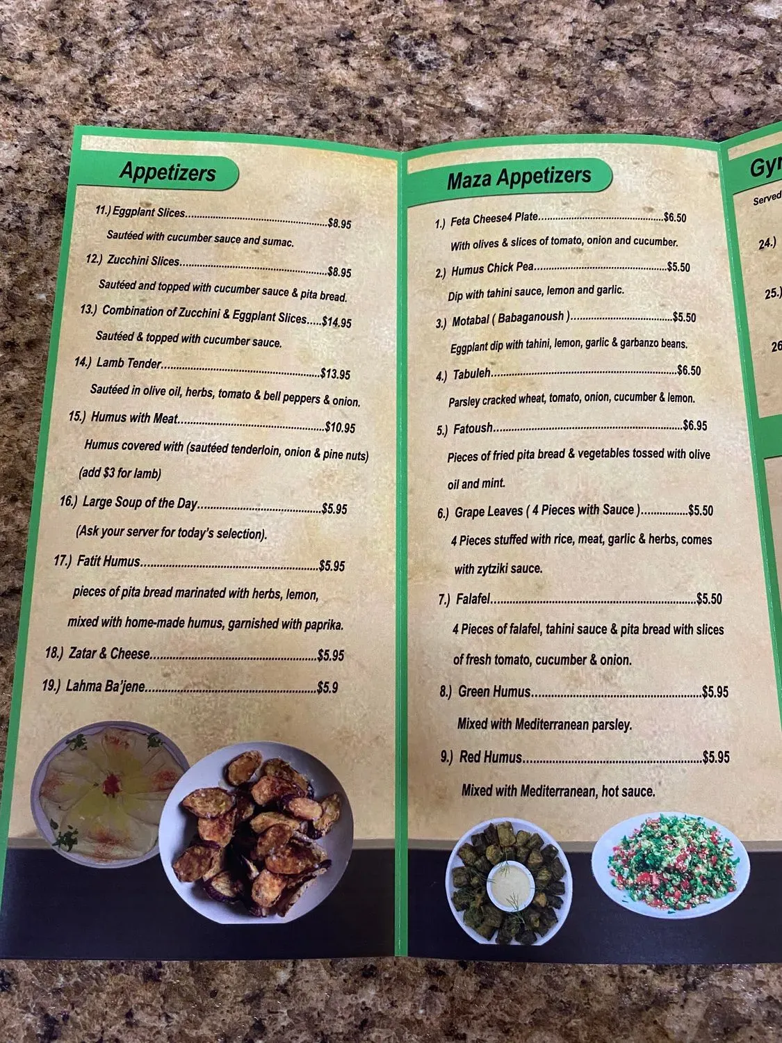 Menu 3