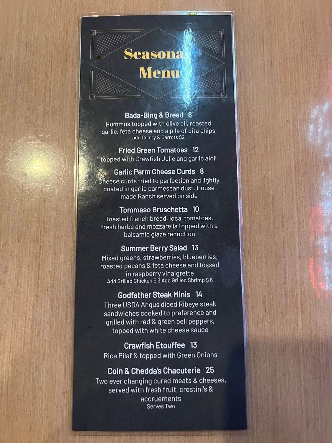 Menu 5