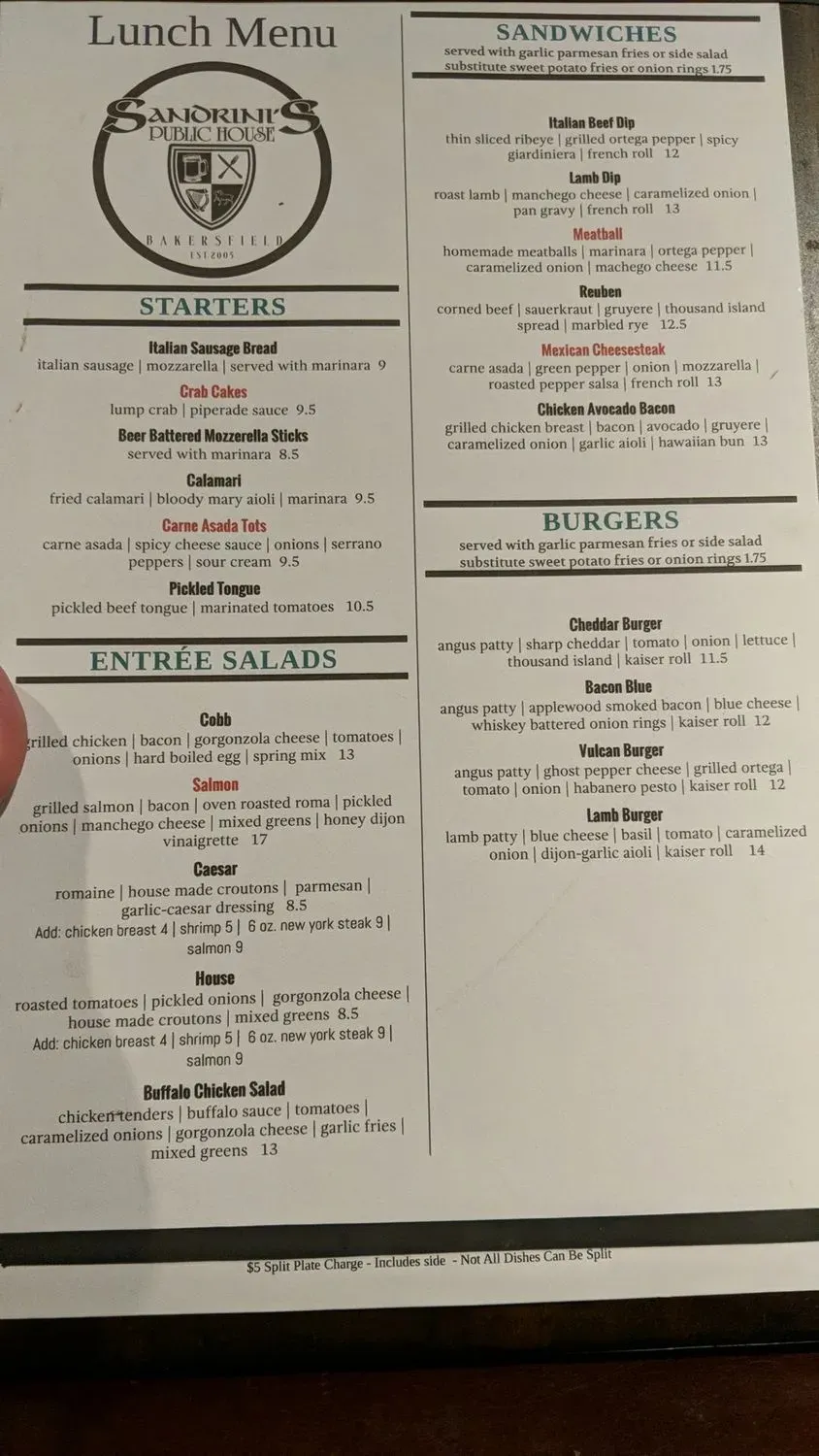 Menu 5