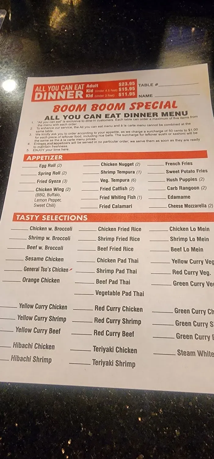 Menu 5