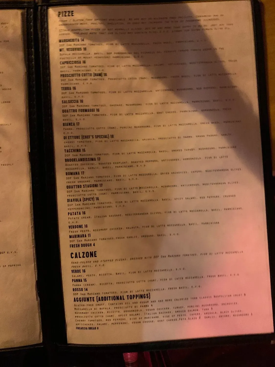 Menu 4