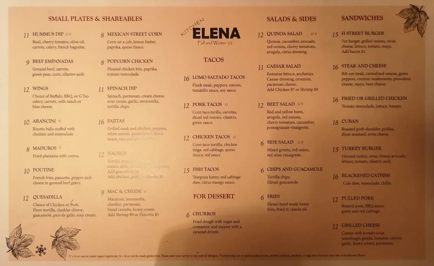 Menu 3