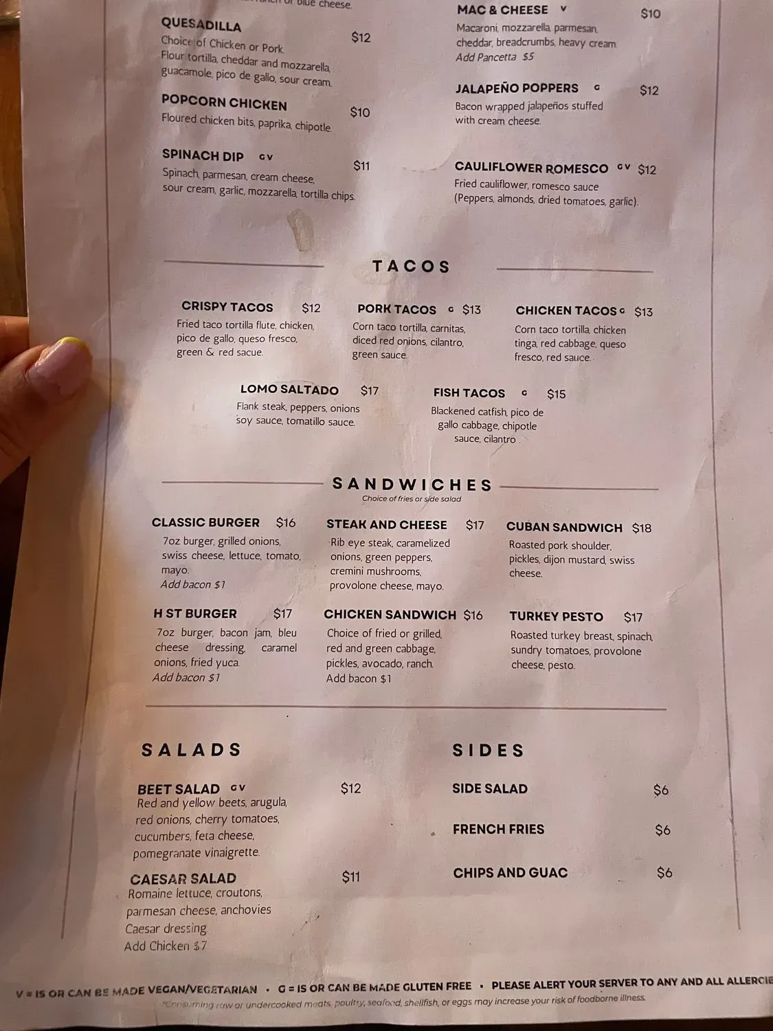 Menu 4