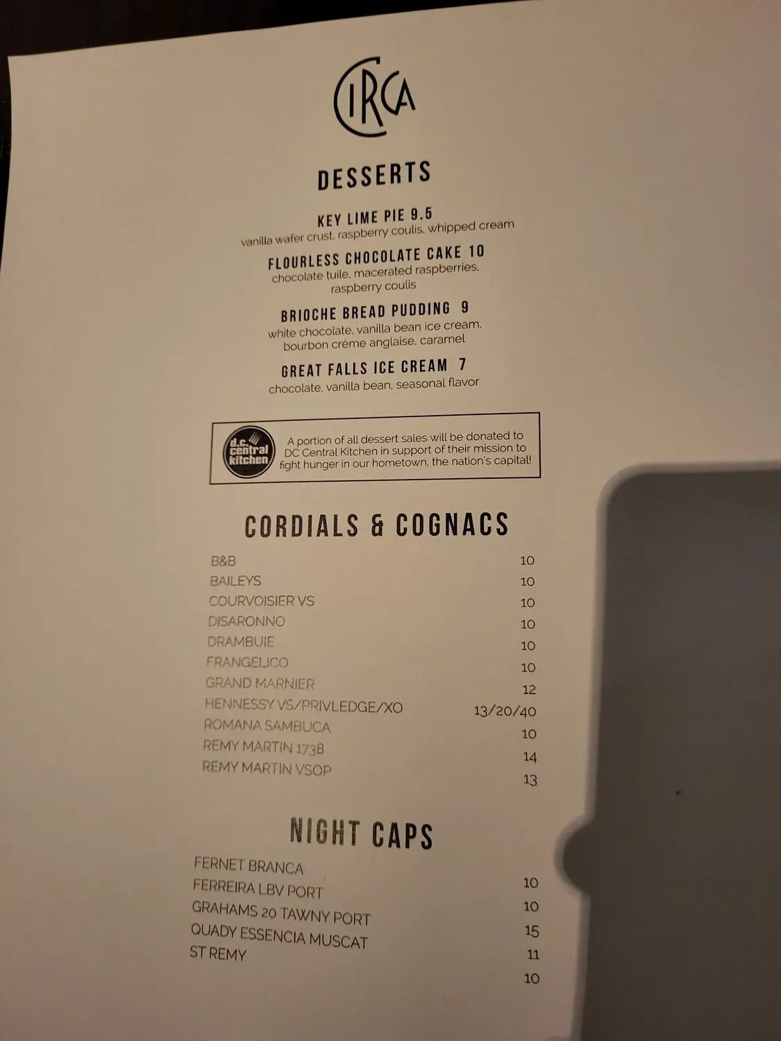 Menu 6