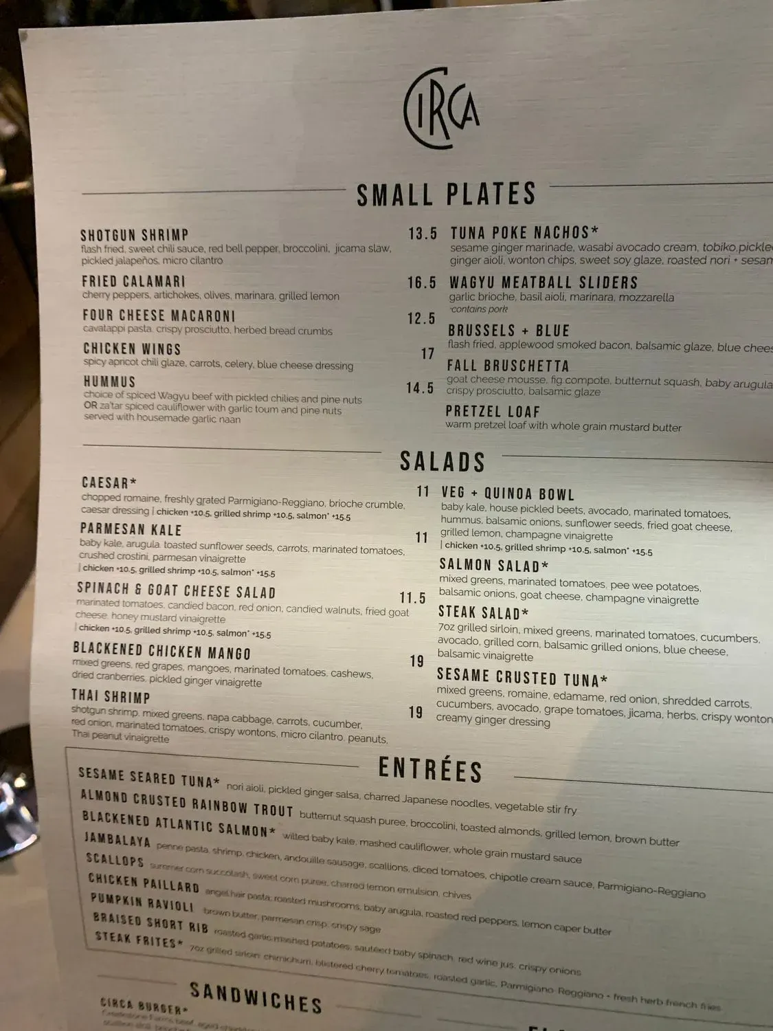 Menu 6