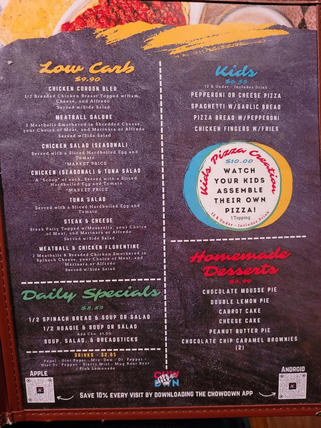 Menu 2