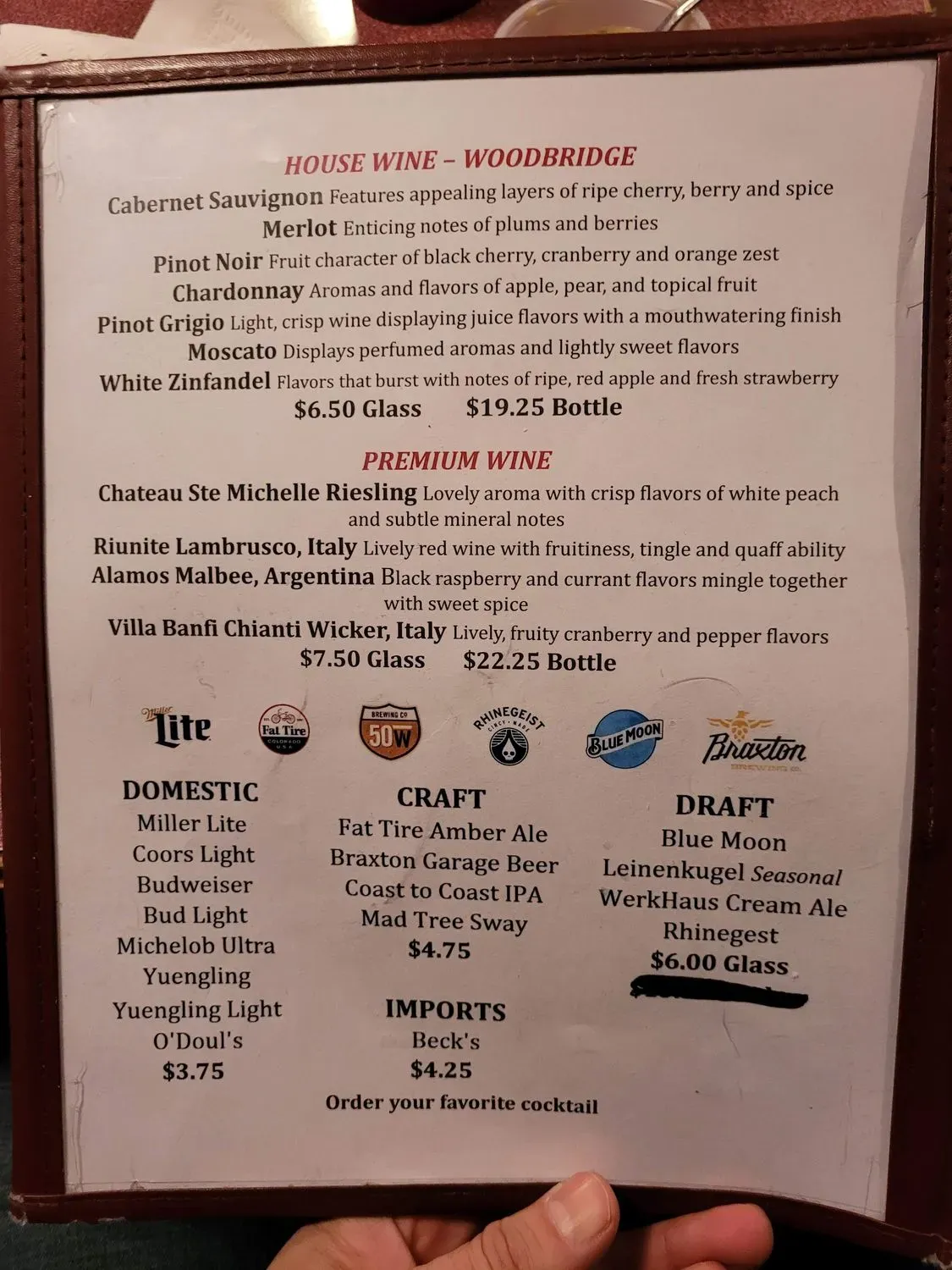 Menu 4