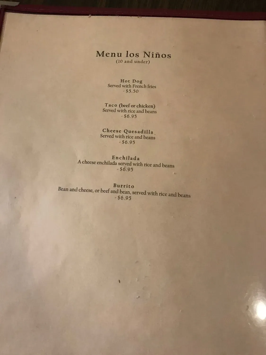 Menu 4