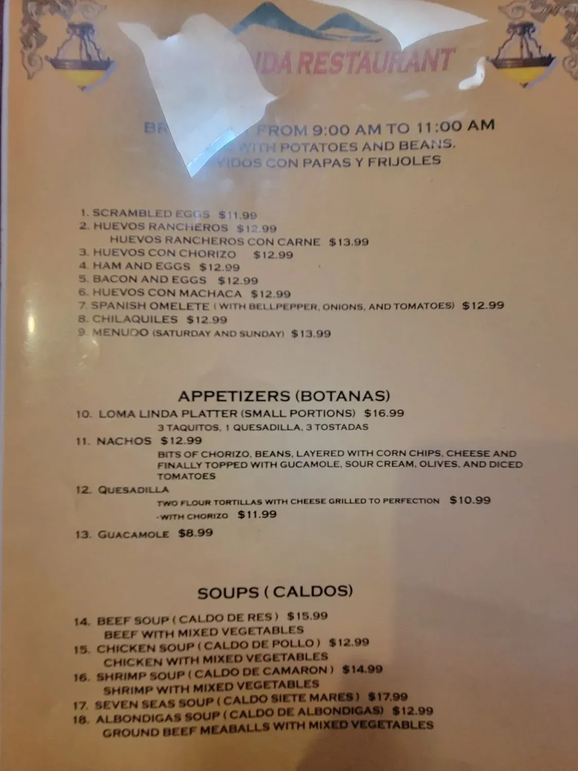 Menu 6