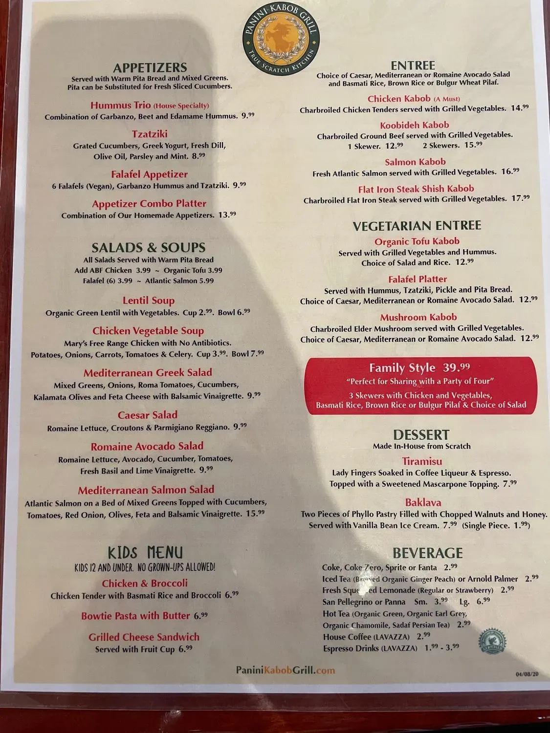 Menu 2