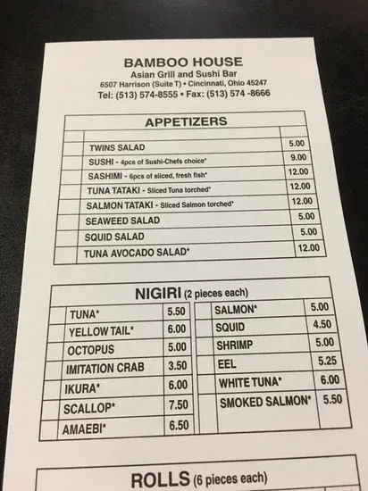 Menu 4