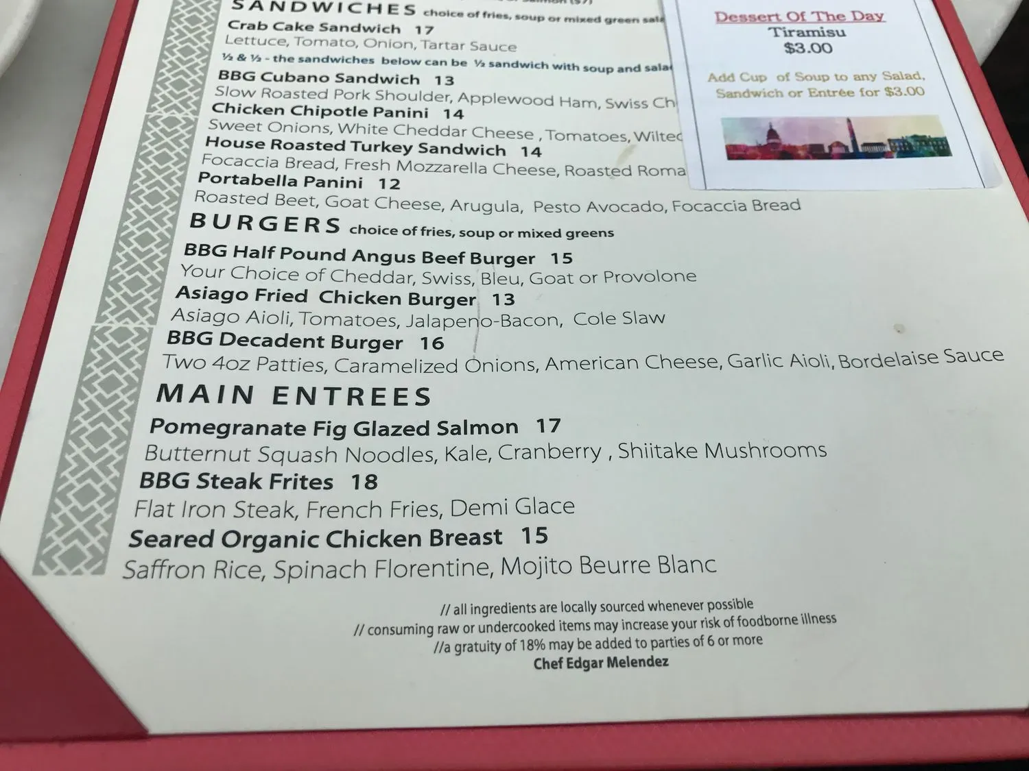 Menu 5