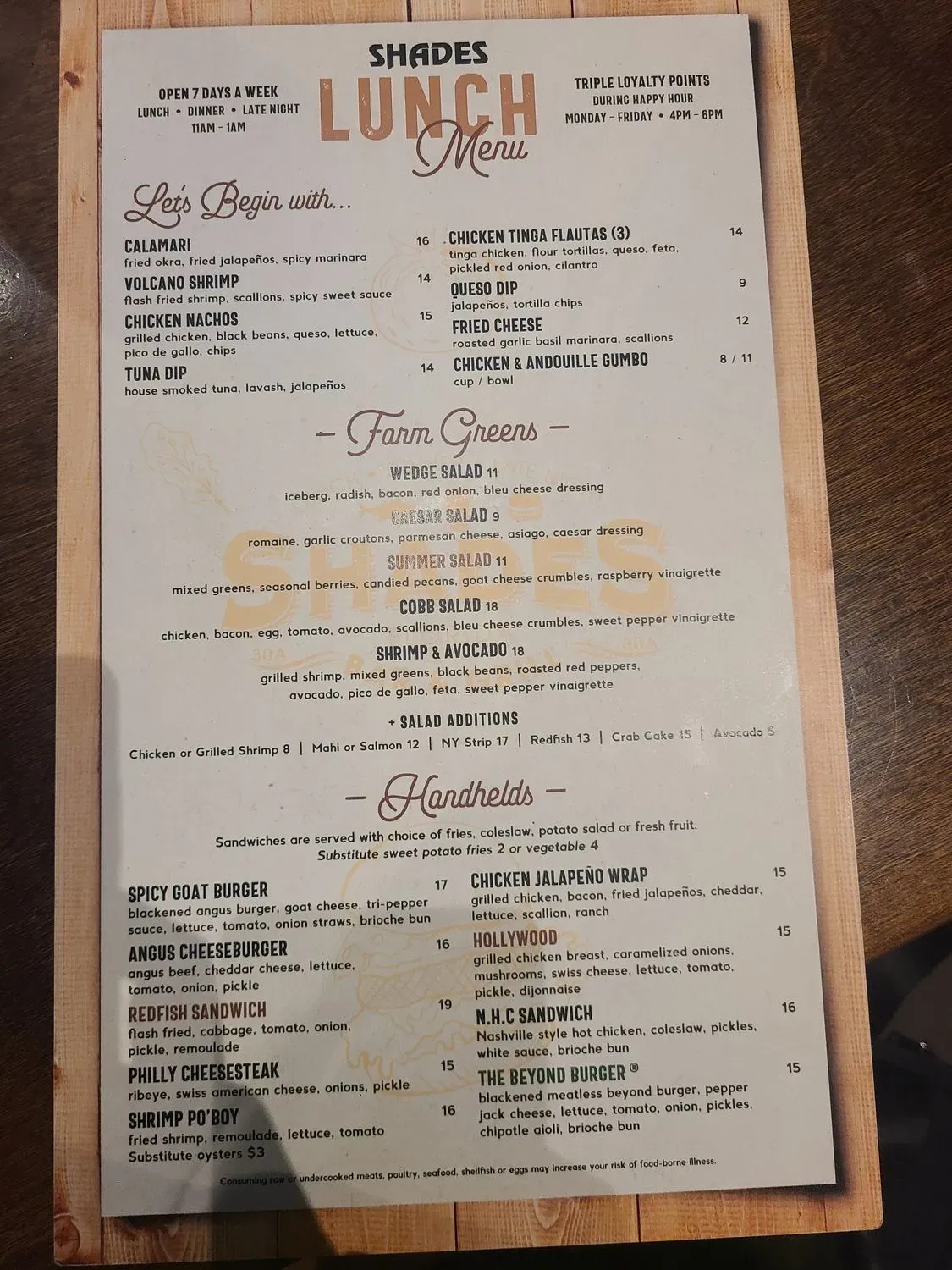 Menu 3