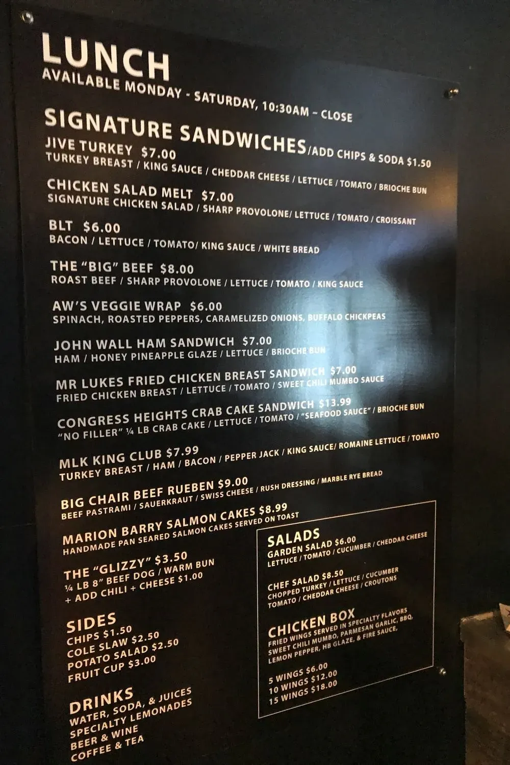 Menu 6