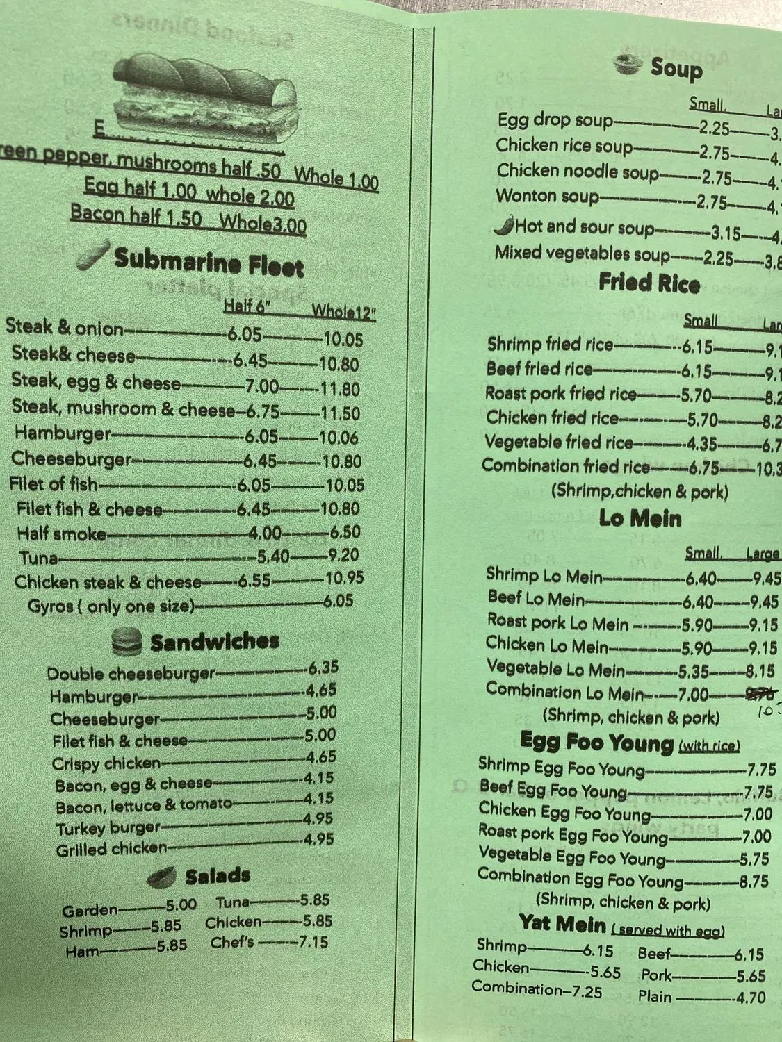 Menu 3