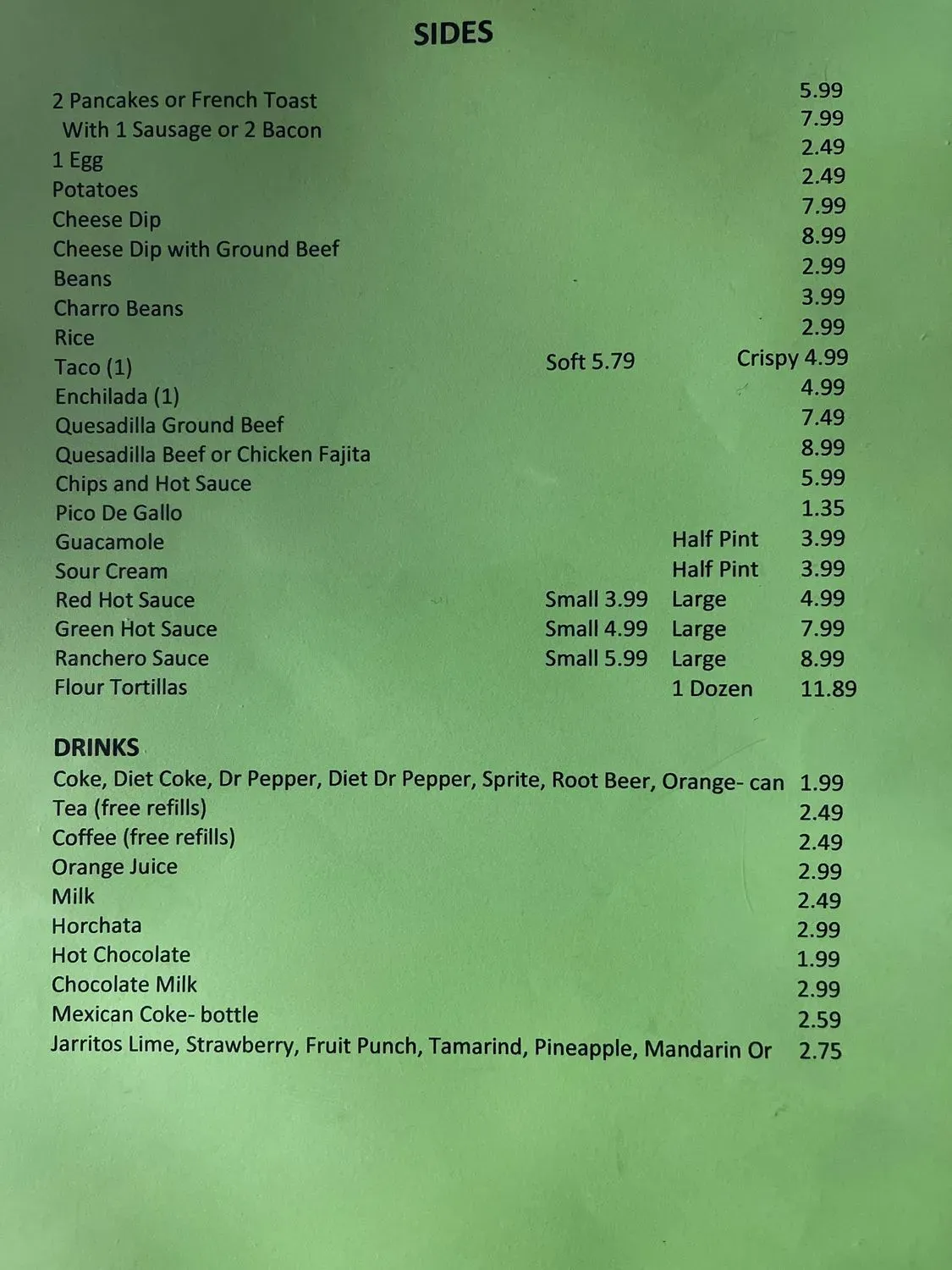 Menu 2