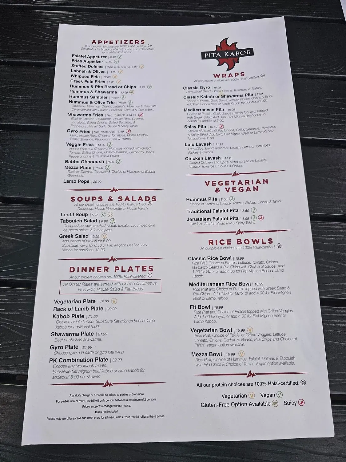 Menu 2