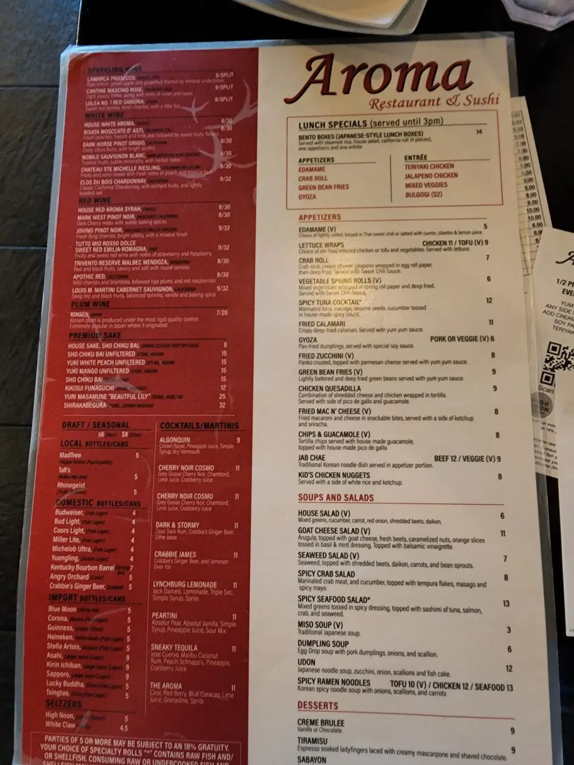 Menu 5