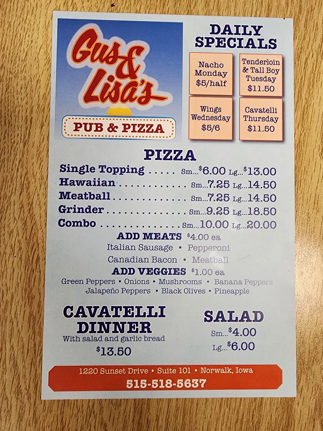 Menu 3