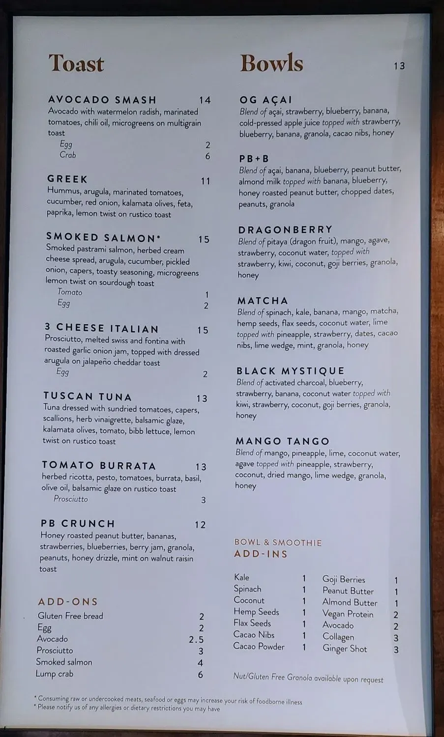 Menu 4