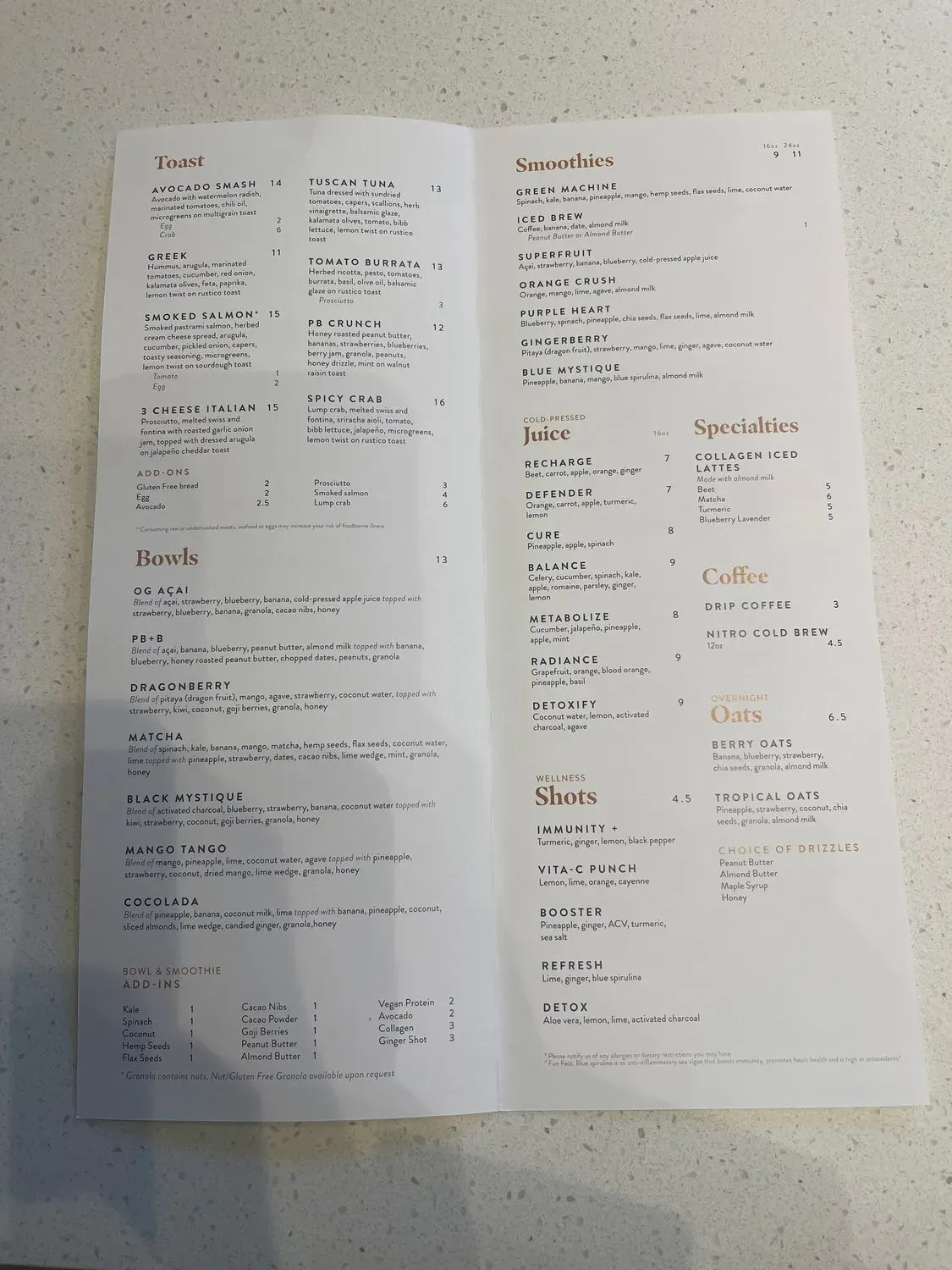 Menu 4