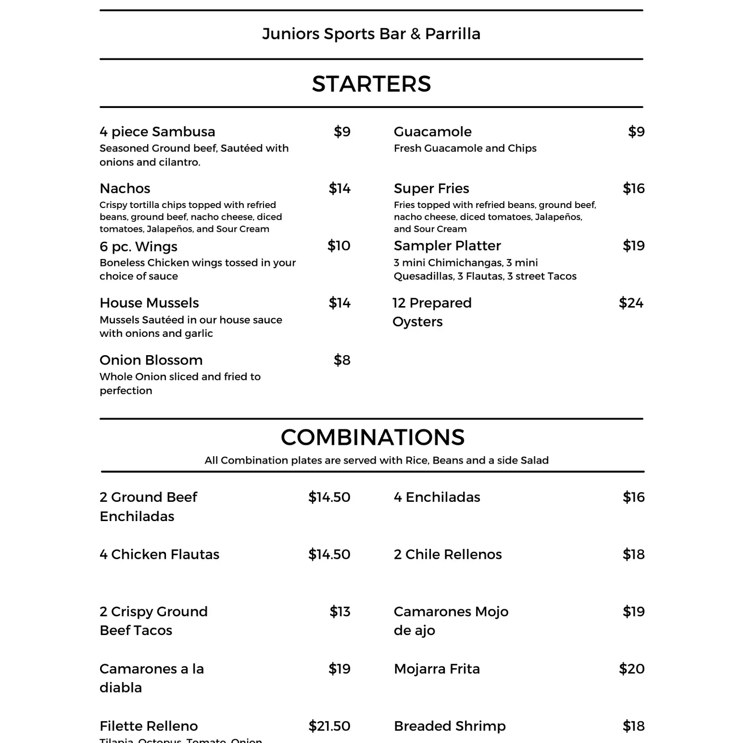 Menu 3